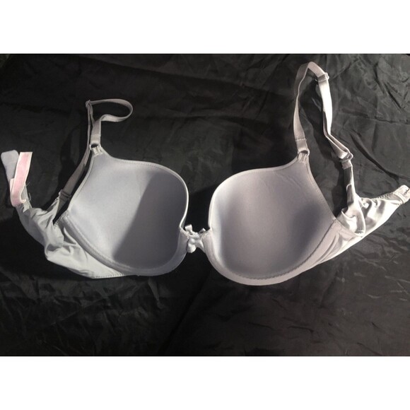 Victoria’s Secret Demi Bra 32D Gray Underwire Adjustable Straps - Picture 2 of 3